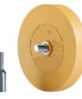 Heavy Duty Rubber Eraser Wheel With Drill Adapter For Fast Car Sticker Removal And Decal Stripping Safe Paint Polisher Efficient Glue Cleaning Tool, 88mm rubber wheel with metal drill adapter.