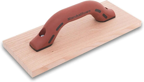 Wood float from Concrete Starter Tool Kit In Tough Canvas Bag With Six Essential Tools Including Finishing Trowel, Made In USA CTK2