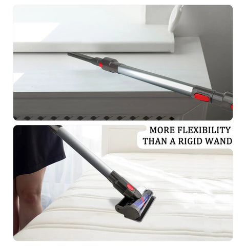 Extension Wand For Gen5 And V Series Dyson Vacuum Cleaners Extendable And Adjustable Replacement Tube Rod 20.5 To 29 Inches in use