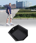 Legit Heavy Duty Electric Longboard Battery Enclosure Built Rock Solid For Daily Shredding Sessions With Separate Controller Housing And Quick Twist Lock Installation Kit, 8x8 inch plastic case, shown outdoors.