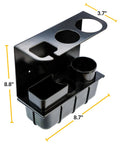 Grease Gun Holder Wall Mount With Must Have Removable Drip Tray And Spare Cartridge Holder For Garage And Shop Organization