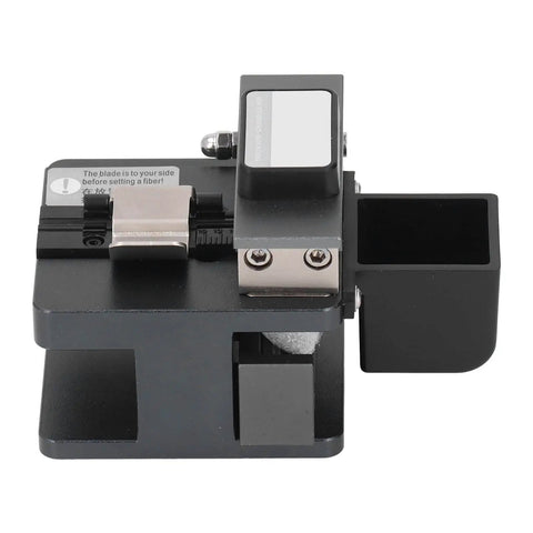 Get The Chiyyak Fiber Cutting Machine With Tungsten Steel Blade For Data Center Cable Management showing a precision cleaver design.