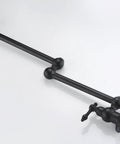 Bronze Pot Filler Faucet Wall Mount With Dual Swing Joints And 24 Inch Extension Oil Rubbed Bronze Finish Water On Demand For Stove Top