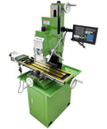 Jaryannix 1.5Kw Benchtop Mill Drill With Brushless Motor And 3-Axis Digital R8 Spindle Taper For Precision Metalworking and steady torque performance.