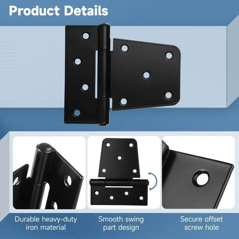 Dang Tough Heavy Duty Gate Hinges With Smooth Self Closing Springs And No Sweat Mounting Hardware for secure wood shed door installation.