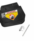 Heavy Duty Hinged Mulch Plug Assembly Compatible With 21 Inch Walk Behind Lawn Mowers Replacement Kit 68706029 with safety cover and springs.