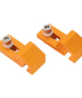 Two Pack Aluminum Tiger Claw Clamps For 3018 Pro CNC Machine, low profile serrated grip clamps for T-track fixture.