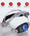 Adjustable headgear detail of Welding Helmet With Light And 180 Degree Panorama View True Color Solar Powered Auto Darkening Shield