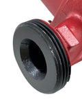 Close-up of Heavy Duty Circulator Pump 115V Replacement Up1529Su 59896775, showing metal housing and black connection.
