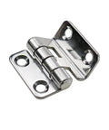 Heavy Duty 304 Stainless Steel Foldable Right Angle Hinge for Equipment Cabinets and Doors, corrosion-resistant, one-piece construction