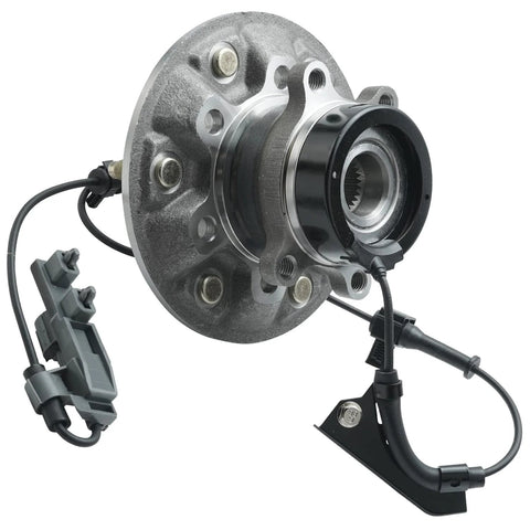 4WD Front Left Wheel Bearing Hub Assembly For Chevy Colorado, GMC Canyon, Isuzu I-350, I-370 2004 2005 2006 2007 2008 Replacement Wheel Hub Bearing Kit