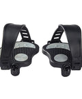 9/16-Inch Exercise Bike Pedals With Straps Replacement Parts For Home Gym Spin Bikes And Indoor Cycles, boron steel and plastic