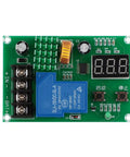 Super Tight 60V Battery Charging Control Board Compact Power Module For Custom EV Solar DIY Battery Systems With Lithium Ion Compatibility And Zero Sweat Setup, green PCB with components.