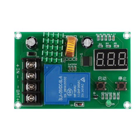 Super Tight 60V Battery Charging Control Board Compact Power Module For Custom EV Solar DIY Battery Systems With Lithium Ion Compatibility And Zero Sweat Setup, green PCB with components.
