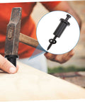 Adjustable Sliding Barn Door Hardware Kit With Carbon Steel Track, Spacers And Tension Bolts, DIY Friendly installation detail
