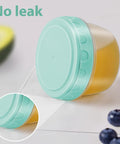 Leakproof Salad Dressing Containers To Go With Lids 6 Pack 2.7 Oz Small Sauce Jars For Lunch Box