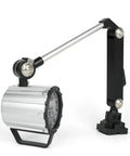 Articulating LED Work Light 18W 1800 Lumens Flexible Arm For CNC Machining Wood Lathe Drill Press Lighting 110 To 220V Aluminum Head Rotates