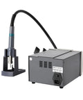 Hot Air Rework Station 1000W with Digital LCD Display, 110V, shown with nozzle and stand for SMD soldering and phone PCB repair.