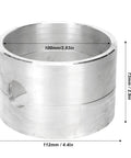 DIY Jewelry Casting Kit With Aluminum Alloy Cylindrical Sand Casting Mold For Ring Making And Small Batch Metal Jewelry, Casting Flask For Handmade Crafts And Studio Projects, 100mm x 73mm