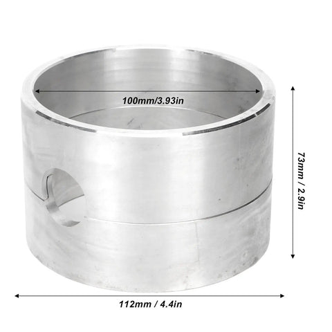 DIY Jewelry Casting Kit With Aluminum Alloy Cylindrical Sand Casting Mold For Ring Making And Small Batch Metal Jewelry, Casting Flask For Handmade Crafts And Studio Projects, 100mm x 73mm