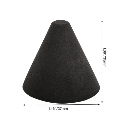 Piezo Trigger Cone For Electronic Drums And Percussion Gear 1.38x1.46 Inch black high elasticity quick rebound cone