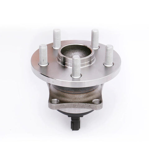 Front view of Rear Wheel Hub Bearing Assembly Set Of 2 For 2009-2018 Toyota Corolla And 2009-2014 Toyota Matrix FWD 1.8L 5 Lug