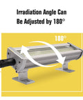 Industrial CNC Machine Tube Light LED 18W Waterproof IP67 Explosion Proof Work Lamp adjustable angle display