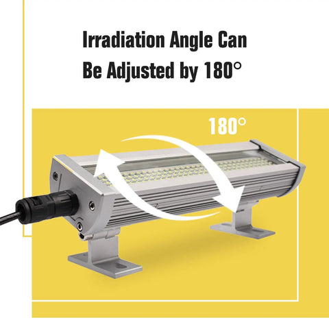 Industrial CNC Machine Tube Light LED 18W Waterproof IP67 Explosion Proof Work Lamp adjustable angle display