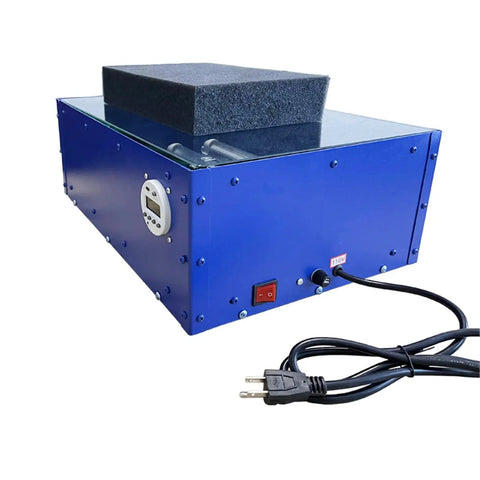 UV Exposure Unit Silk Screen Printing Light Box with 4 15W LED Tubes, blue with smart countdown timer and power cord