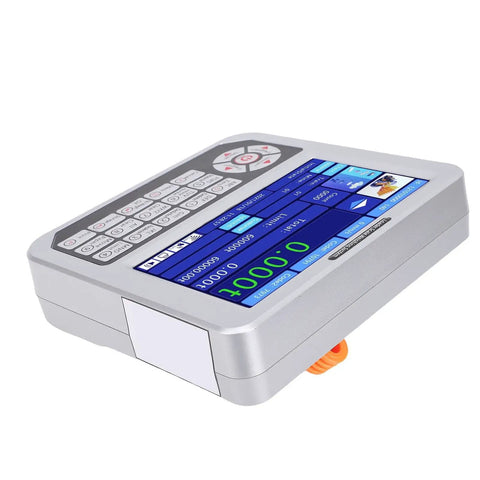 Heavy Duty Electronic Loader Scale With Rock Solid Housing And Dead On Readings Digital Forklift Weighing Monitor displaying buttons and screen.
