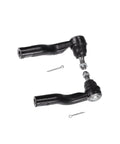 Front Outer Tie Rod End Kit Two Piece Replacement For Ford Fusion Lincoln MKZ Mercury Milan ES800101 ES800102 Front Suspension Steering Includes Left And Right Outer Tie Rod Ends For Safe Precise Handling, black steel with cotter pins