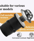 Aluminum M5 Motorcycle Windshield Bolts Kit with metallic texture, corrosion-resistant, suitable for various car models.