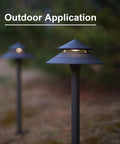 8 Pack 3W LED Low Voltage Pathway Lights Kit With 180 Lumen Output Hardwired 12V Pagoda Style Walkway Lights 3000K