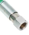 Close-up of metal fitting on 5M Silicone Rubber Steam Hose For Ironing And Dryers Heavy Duty High Temp Steam Tubing Medium Pressure 0.5 MPa