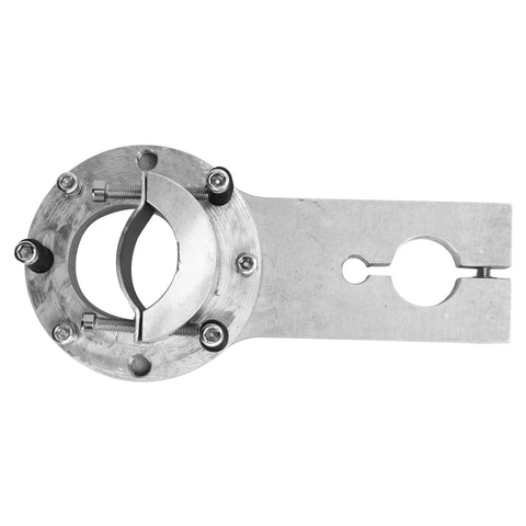 Heavy Duty 25Mm Plasma Torch Clamp With Anti Collision Feature For Portable Or Desktop CNC Cutter Fixture, metallic finish