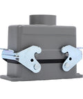 Beefy Heavy Duty Aviation Connector 16 Core With Screw Connection For Marine And Stage Equipment, side view aluminum alloy shell