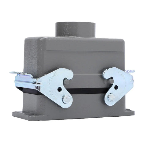 Beefy Heavy Duty Aviation Connector 16 Core With Screw Connection For Marine And Stage Equipment, side view aluminum alloy shell