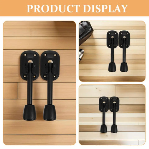 Two Pack Foldable Iron Table Legs For Coffee Table Black Metal Furniture Hardware With Stable Support And Modern Sleek Look