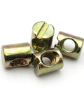 Slotted Hammer-Embedded Barrel Nuts And Dowel Bolts Set M4 To M8 For Furniture