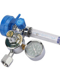 Pro Grade Oxygen Pressure Regulator With 0 To 100 MPa Air Flow Control Aluminum Alloy Body Durable Gas Reducer Gauge Meter