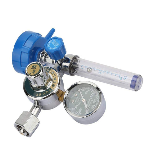 Pro Grade Oxygen Pressure Regulator With 0 To 100 MPa Air Flow Control Aluminum Alloy Body Durable Gas Reducer Gauge Meter