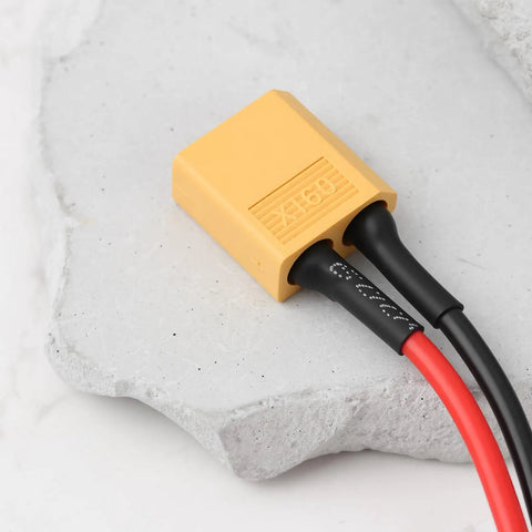 XT60 Male To 4mm Bullet Female Power Cable 14cm 18AWG Durable RC Battery Lead For Heng Long 1/16 Tanks And Other RC Models