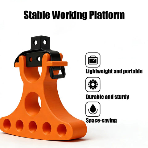 Two Pack Portable Bicycle Repair Stand feature image showing stable working platform and durability highlights