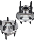 Beefed Up Rear Wheel Bearing And Hub Assembly For 2006 To 2010 Jeep Commander And 2005 To 2010 Grand Cherokee, Rear Left And Right Pair, 5 Lug With ABS, Fits SUVs, Heavy Duty Replacement