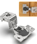 30 Pack 1 3 8 Inch Overlay Soft Close Concealed Cabinet Hinges For Face Frame Doors Satin Nickel Finish 105 Degree Open