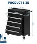 5 Drawer Rolling Tool Chest With Lock Built To Last Beast Tough Heavy Duty Steel Toolbox size dimensions chart