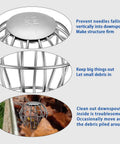 Pro Grade Round Downspout Gutter Strainer For One Point Seven To Two Point Four Inch Downspouts 304 Stainless Steel Rigid Filter close-ups