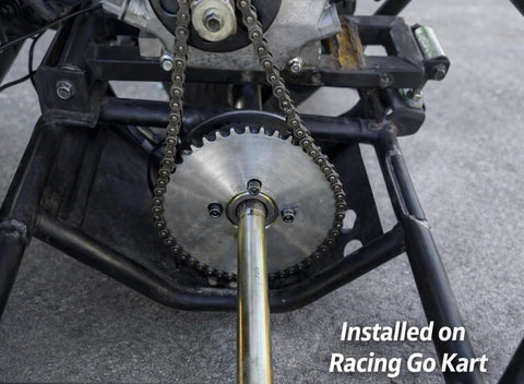 Beefy Heavy Duty 48 Tooth Go Kart Sprocket For 40 41 And 420 Chains, 2 Inch Bore Steel Gear For Racing Karts, ATVs, Mini Bikes And Farm Equipment, Smooth Power Transfer And Long Lasting Performance