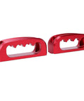 Heavy Duty T Slot Bed Cleats For Toyota Trucks 2022-2025 Easy Install Tie Down Hardware No Tools Needed Secure Cargo Fast Without Drilling, red metal design.