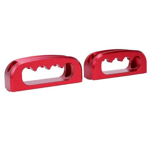 Heavy Duty T Slot Bed Cleats For Toyota Trucks 2022-2025 Easy Install Tie Down Hardware No Tools Needed Secure Cargo Fast Without Drilling, red metal design.